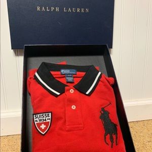 Red Polo by Ralph Lauren Boys TShirt (large 14-16)
